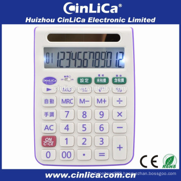 Big solar electronic digital calculator, large size calculator, LED calculator